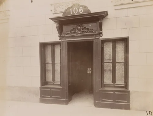 106 avenue de Suffren by Eugène Atget, photograph, 1907