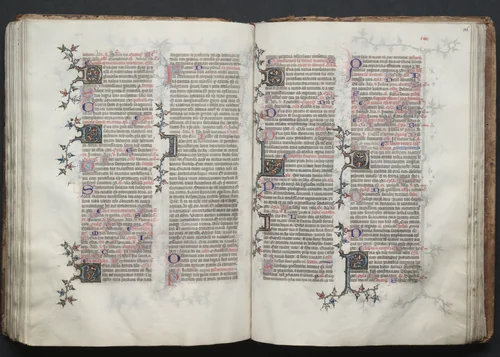 The Gotha Missal: Fol. 116r, Text by Master of the Boqueteaux, book, 1370-1380