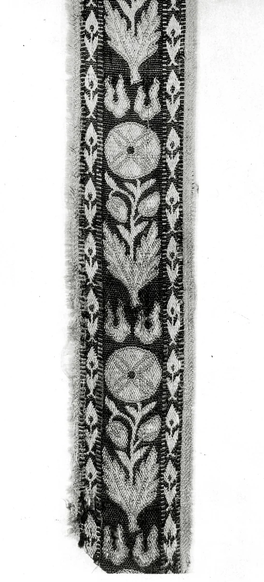 Fragment (Border) by Iran, textile, 1701-1800