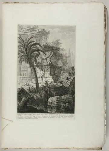 Opere Varie di Architetura; Raccolta di Alcuni Disegni del Barberi da Cento detto Il Guercino by Giovanni Battista Piranesi, print, 1750