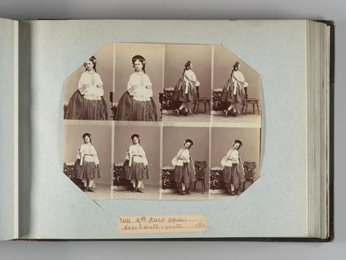 Mlle Rust dans le Diable à quatre by André Adolphe-Eugène Disdéri, photograph, 1862