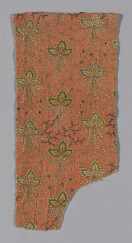 Fragment by Europe or United States, textile, 1801-1900