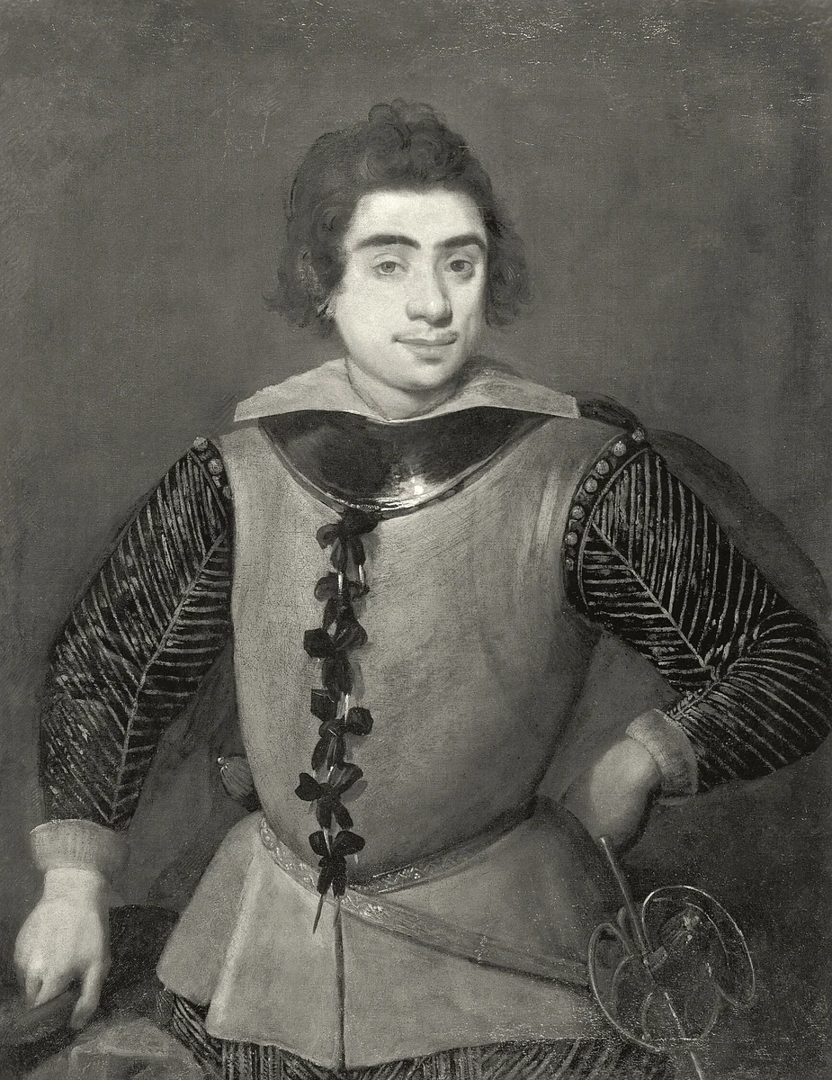 Man in Armour by Antonio Puga, painting, 1602-1648