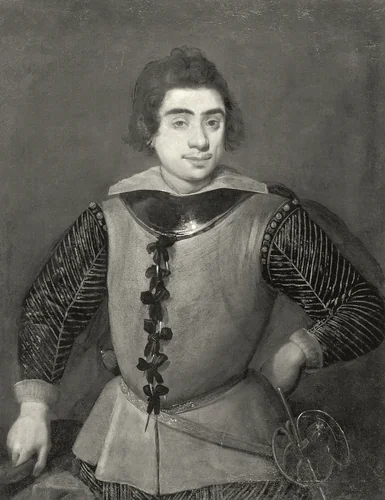 Man in Armour by Antonio Puga, painting, 1602-1648