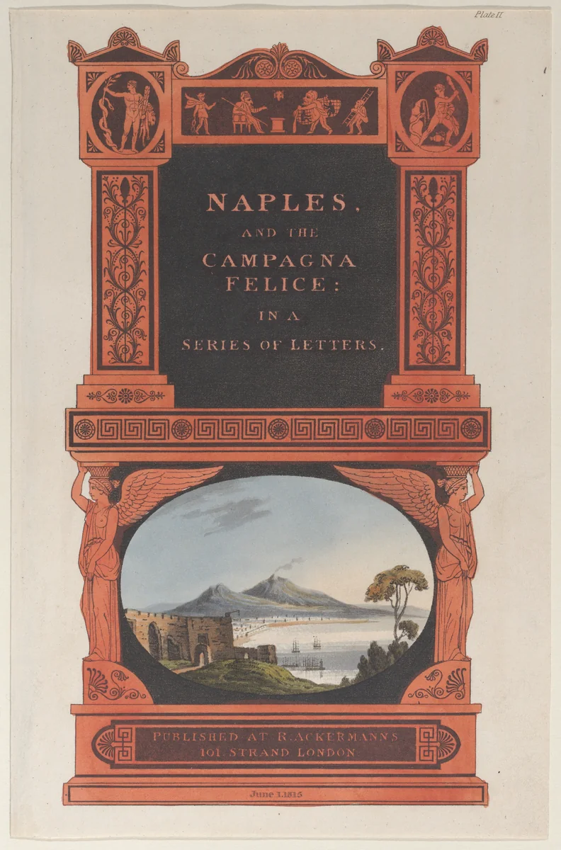 Frontispiece by Thomas Rowlandson, print, 1815