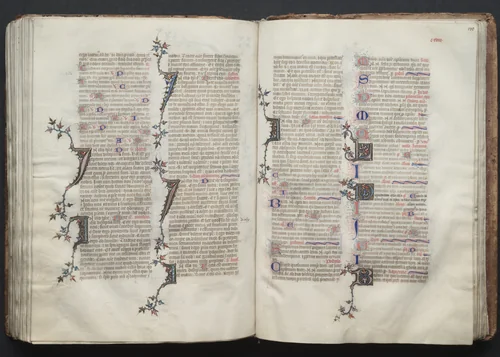 The Gotha Missal: Fol. 129v, Text by Master of the Boqueteaux, book, 1370-1380