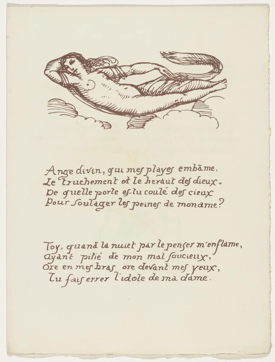 Headpiece (folio 36) from Les Amours (The Loves) by Émile Bernard, illustrated book, 1915