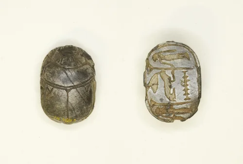 Scarab: Wish Formula (?) by Egyptian, other, -1069--343
