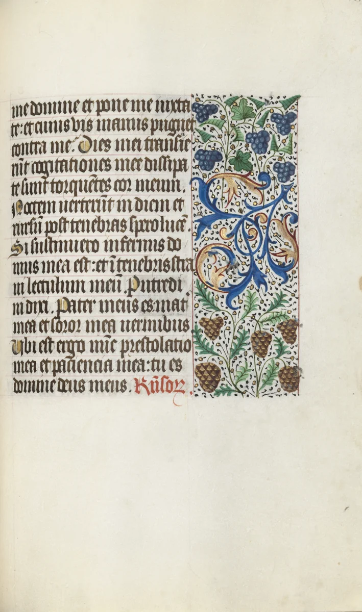 Book of Hours (Use of Rouen): fol. 131r by Master of the Geneva Latini, book, 1465-1475