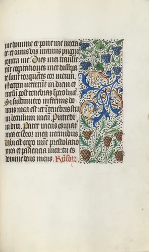 Book of Hours (Use of Rouen): fol. 131r by Master of the Geneva Latini, book, 1465-1475