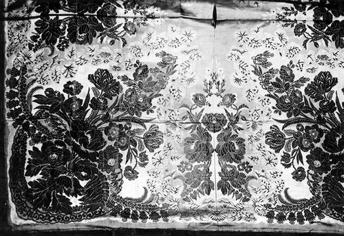 Shawl by England, textile, 1850-1870