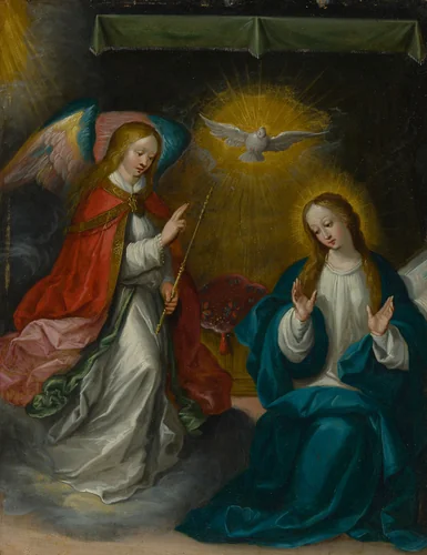The Annunciation by Frans Francken II, painting, 1615-1625