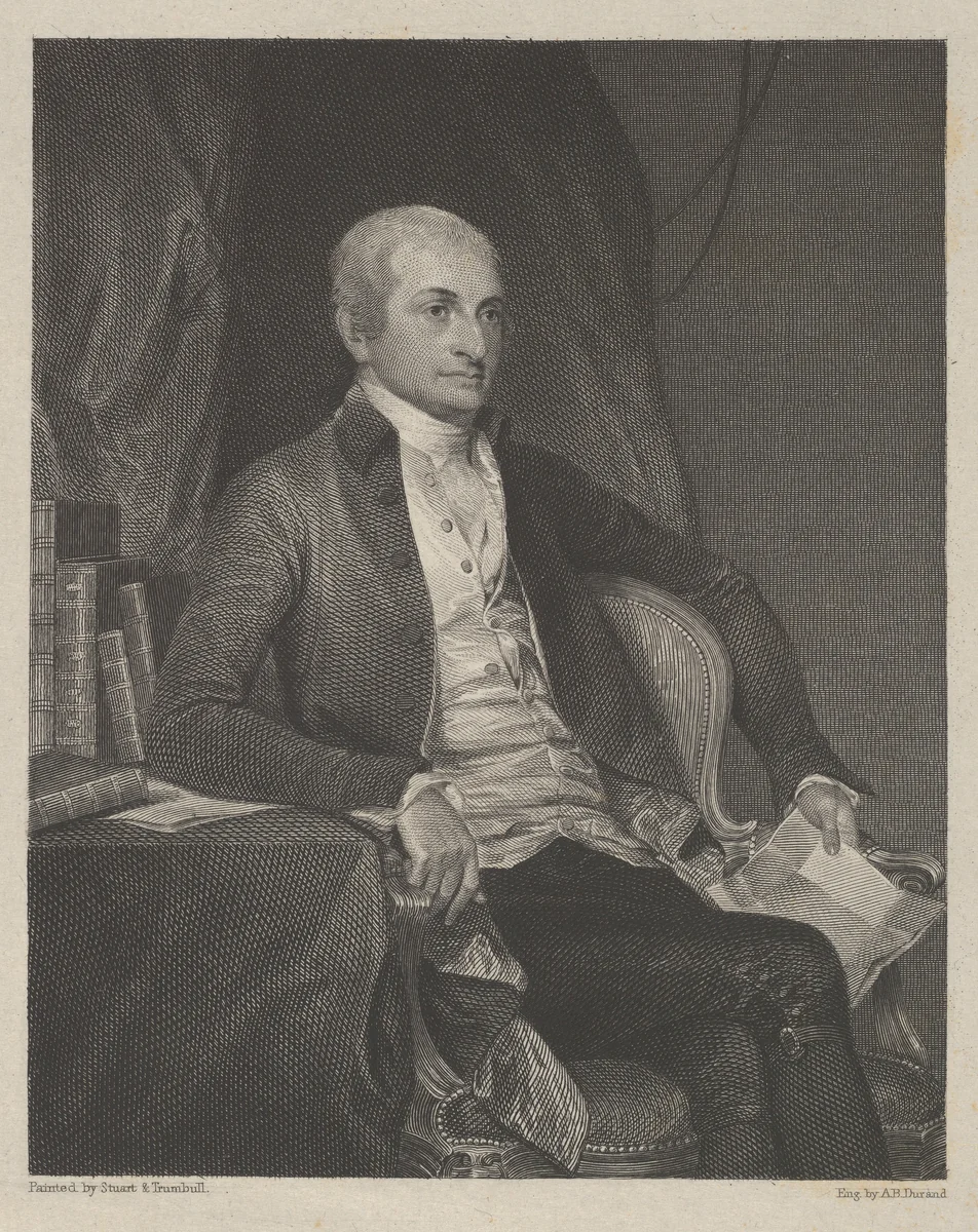 John Jay by Asher Brown Durand, print, 1834