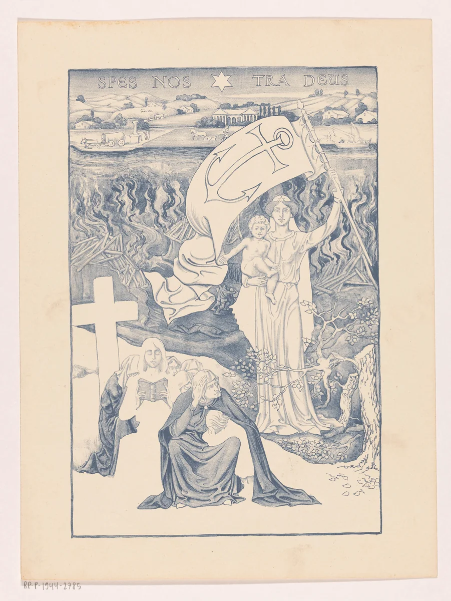 Transvaalse prent by Antoon Derkinderen, print, 1902