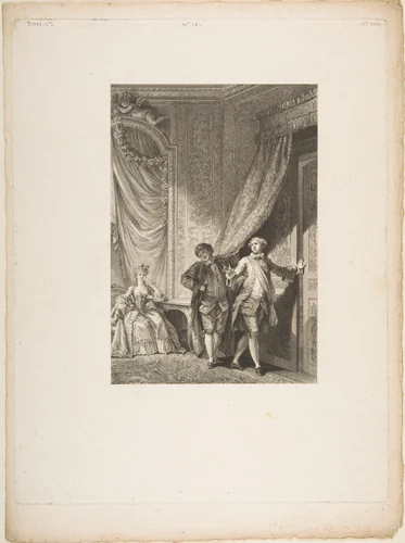 Le Magnifique, from "Contes et nouvelles en vers par Jean de La Fontaine. A Paris, de l'imprimerie de P. Didot, l'an III de la République, 1795" by Jean-Baptiste Tilliard, print, 1795