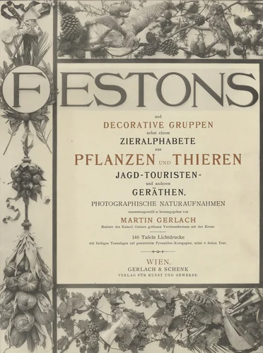Page from Festons und Dekorative Gruppen by Unidentified Photographer, photograph, 1893