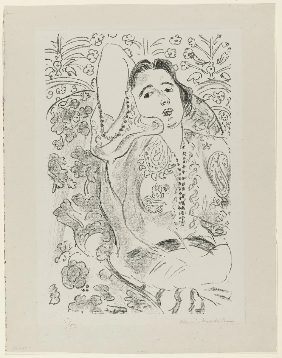 Arabesque by Henri Matisse, print, 1924