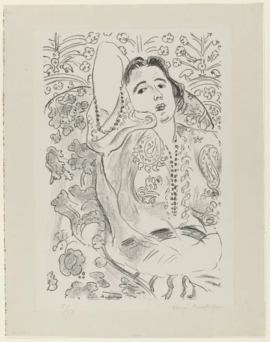 Arabesque by Henri Matisse, print, 1924
