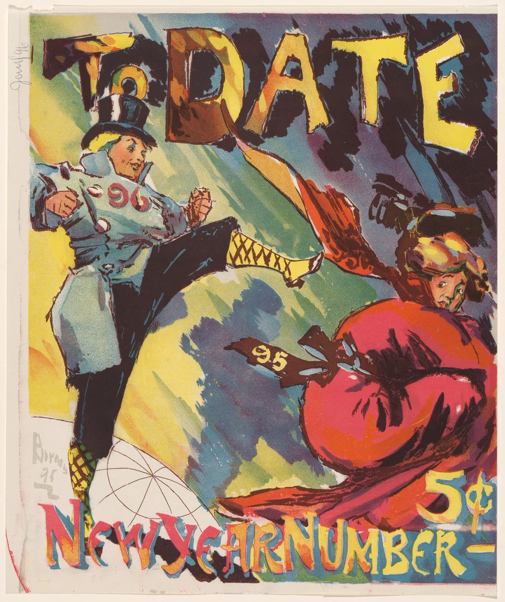 To Date, New Year Number by anonymous, print, 1895