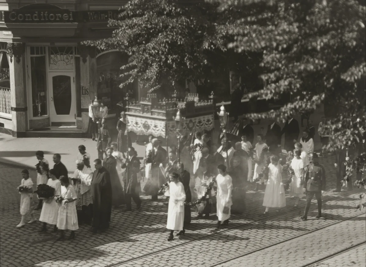 Corpus Christi Procession by August Sander, photograph, 1925