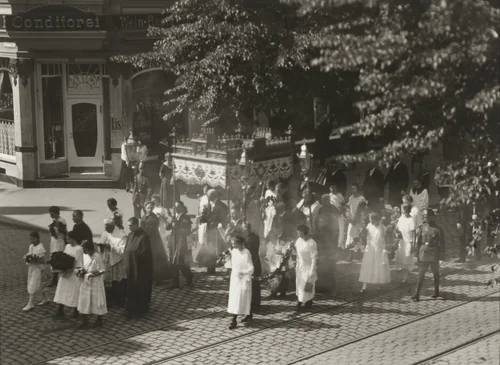 Corpus Christi Procession by August Sander, photograph, 1925