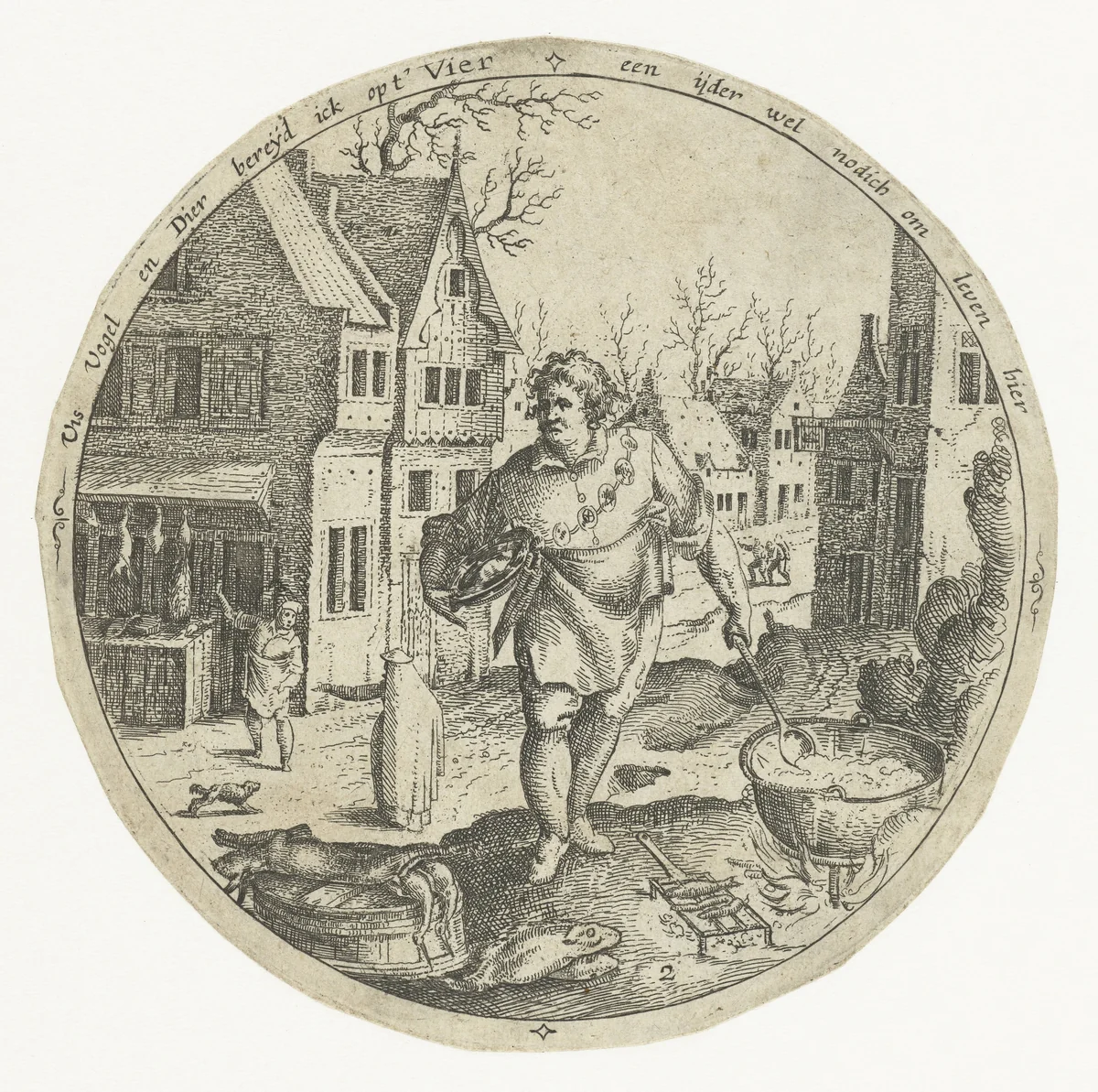 Vuur by Jacob Savery, print, 1584-1603