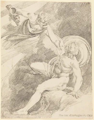 The Rape of Ganymede by Henry Fuseli, print, 1804