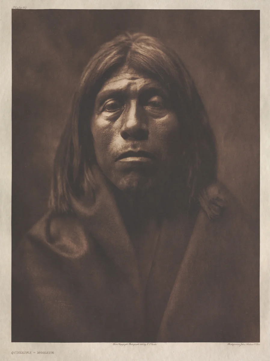 Portfolio II, Plate 60 / Quniáika-Mohave by Edward Curtis, other, 1903