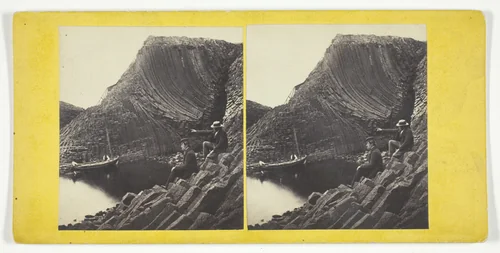 Clamshell Cave, Staffa by G. W. Wilson, photograph, 1850-1874