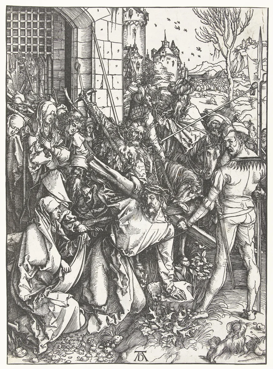 Kruisdraging by Unknown, print, 1498-1499