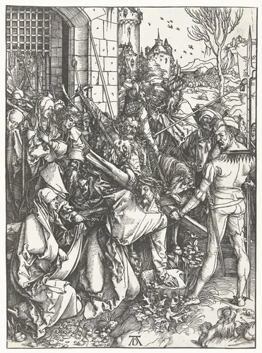 Kruisdraging by Unknown, print, 1498-1499