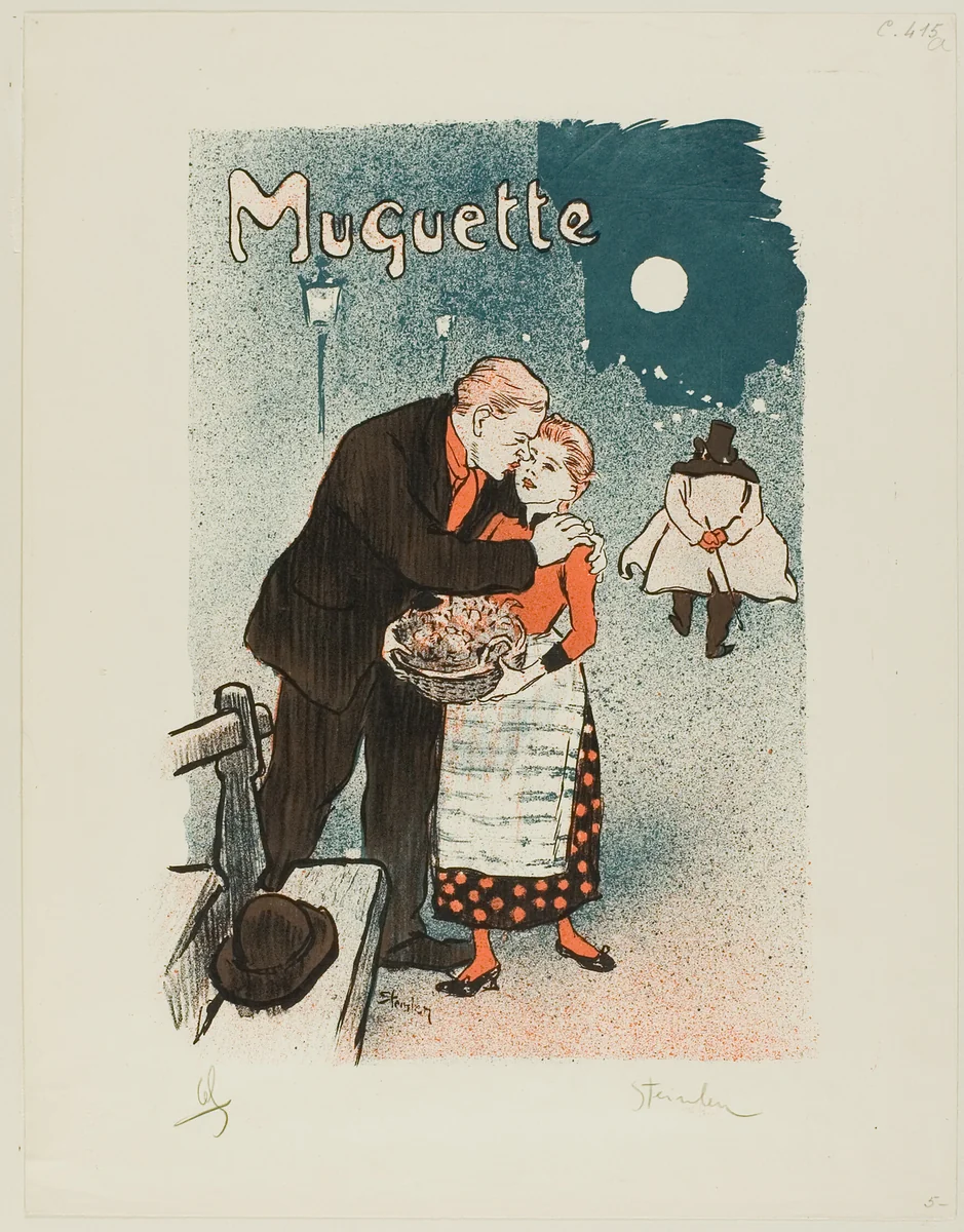 Muguette by Théophile Alexandre Steinlen, print, 1892