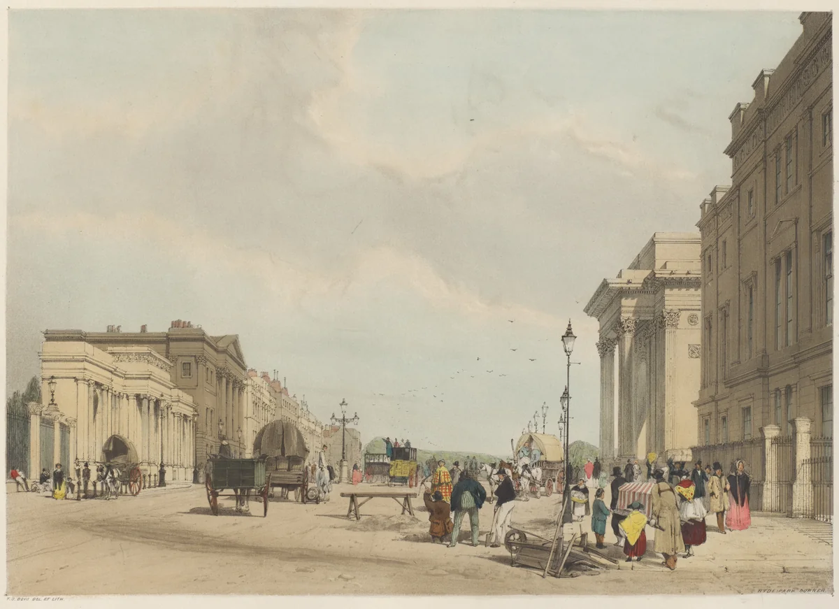 London As It Is: Hyde Park Corner by Thomas Shotter Boys, book, 1842