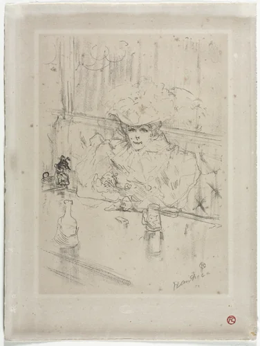 In the Hanneton by Henri de Toulouse-Lautrec, print, 1898