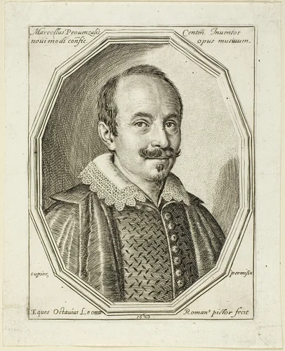 Marcellus Provenzalis by Ottavio Mario Leoni, print, 1623