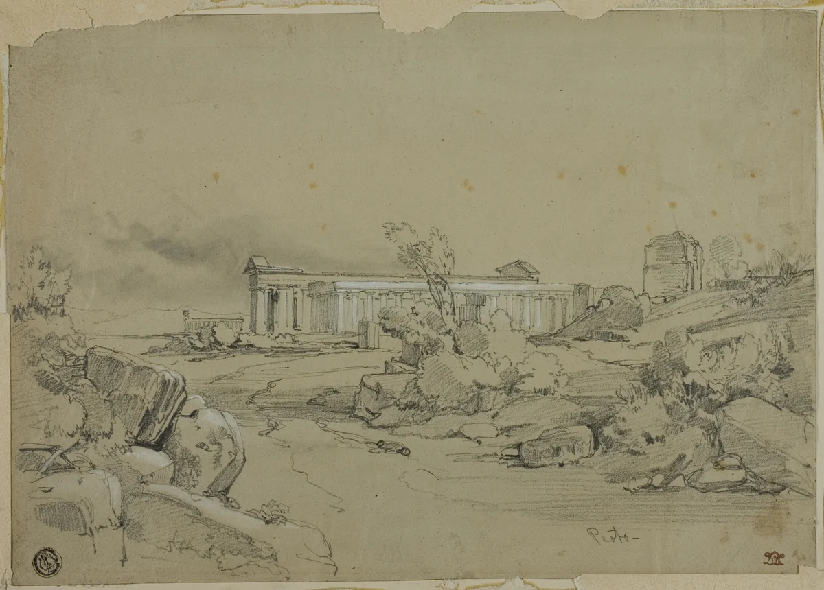 Pesto by William Leighton Leitch, drawing, 1824-1883