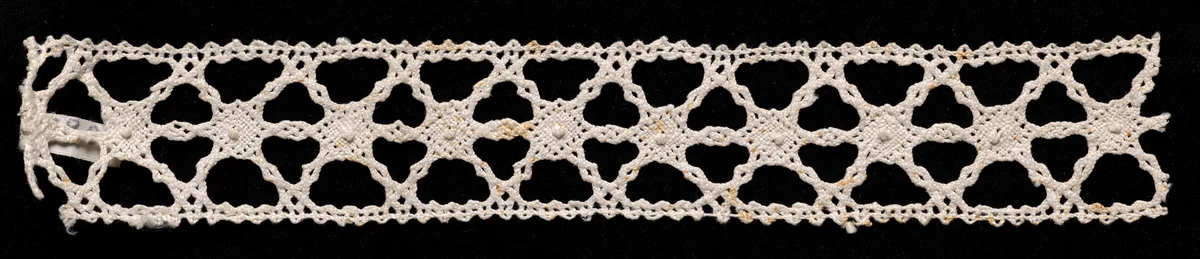 Bobbin Lace Insertion by Unknown, textile, 1540-1560