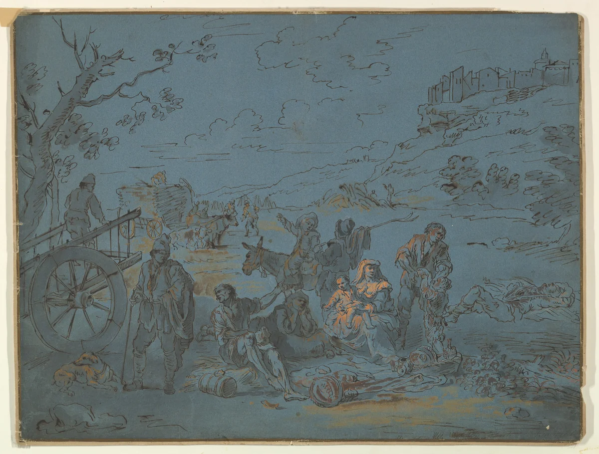 Summer by anonymous, drawing, 1700-1800