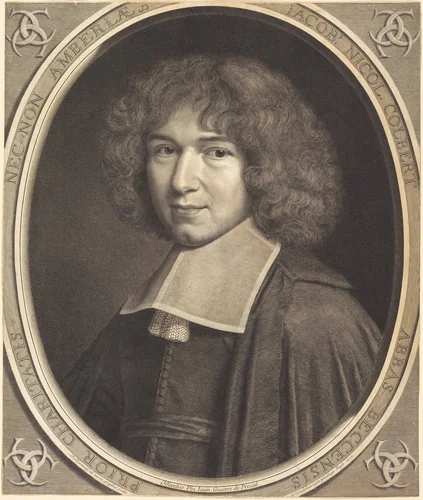 Jean-Baptiste Colbert by Robert Nanteuil, print, 1670