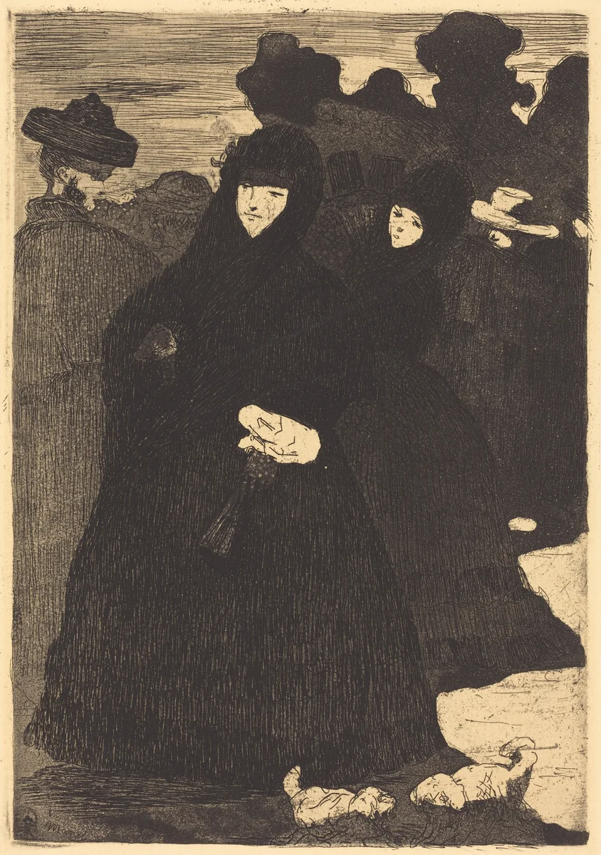 At the Prado (Au Prado) by Edouard Manet, print, 1865-1868