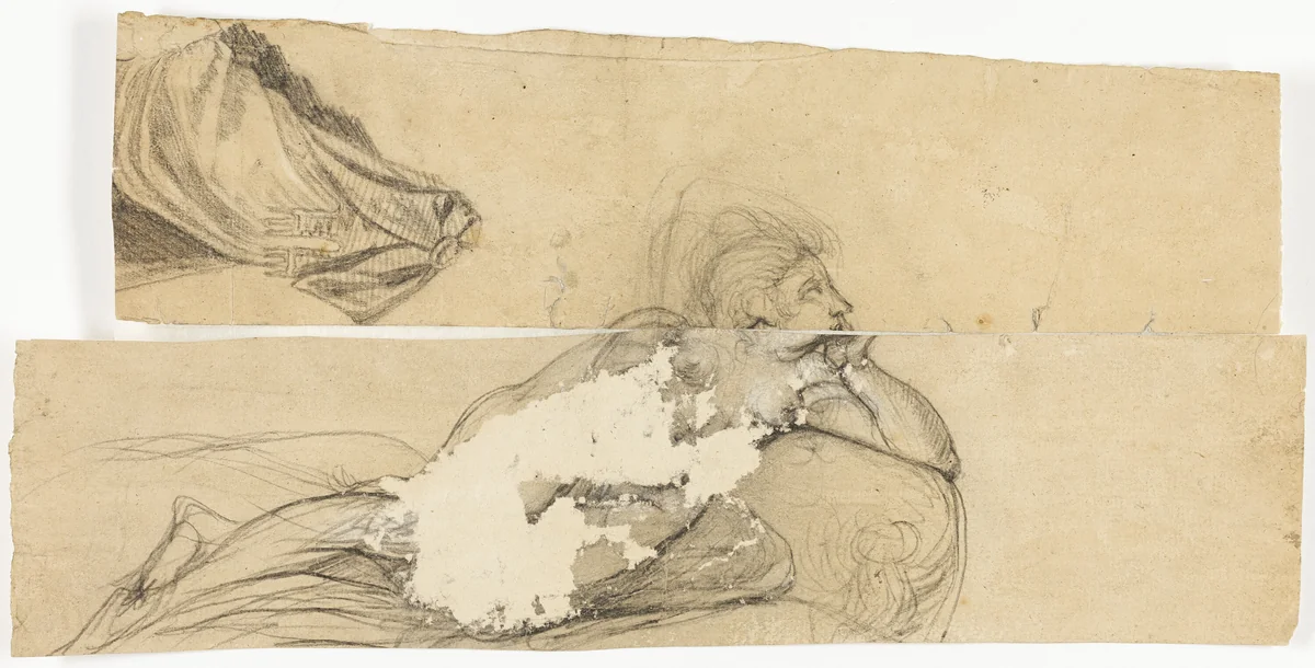 Studies of Nudes by Henry Fuseli, drawing, 1761-1825