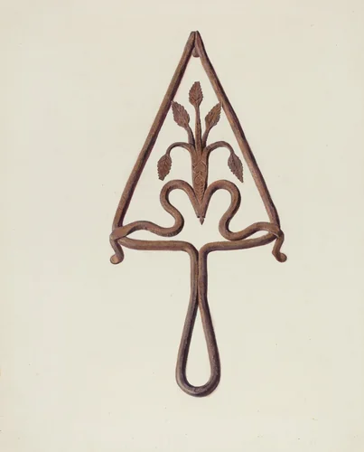 Trivet by Fritz Boehmer, index of american design, 1939
