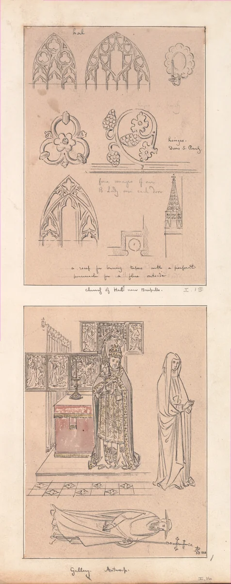 Sketches, Volume one by Augustus Welby Northmore Pugin, book, 1833-1845