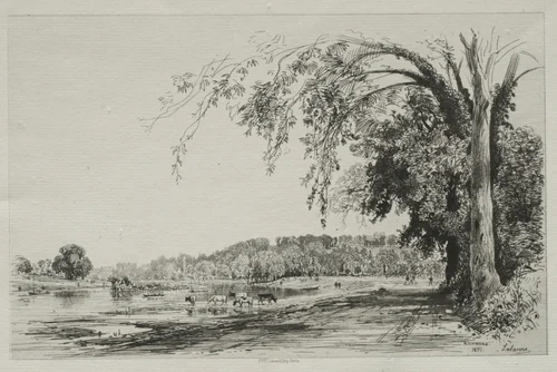 Richmond by Maxime Lalanne, print, 1871