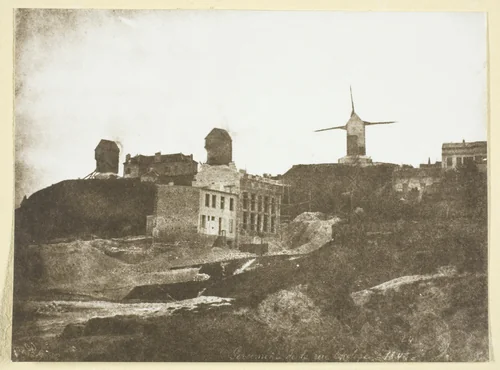 Moulins de Montmartre by Hippolyte Bayard, photograph, 1842-1850