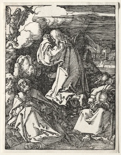 The Small Passion: Christ on the Mount of Olives by Albrecht Dürer, print, 1509-1511