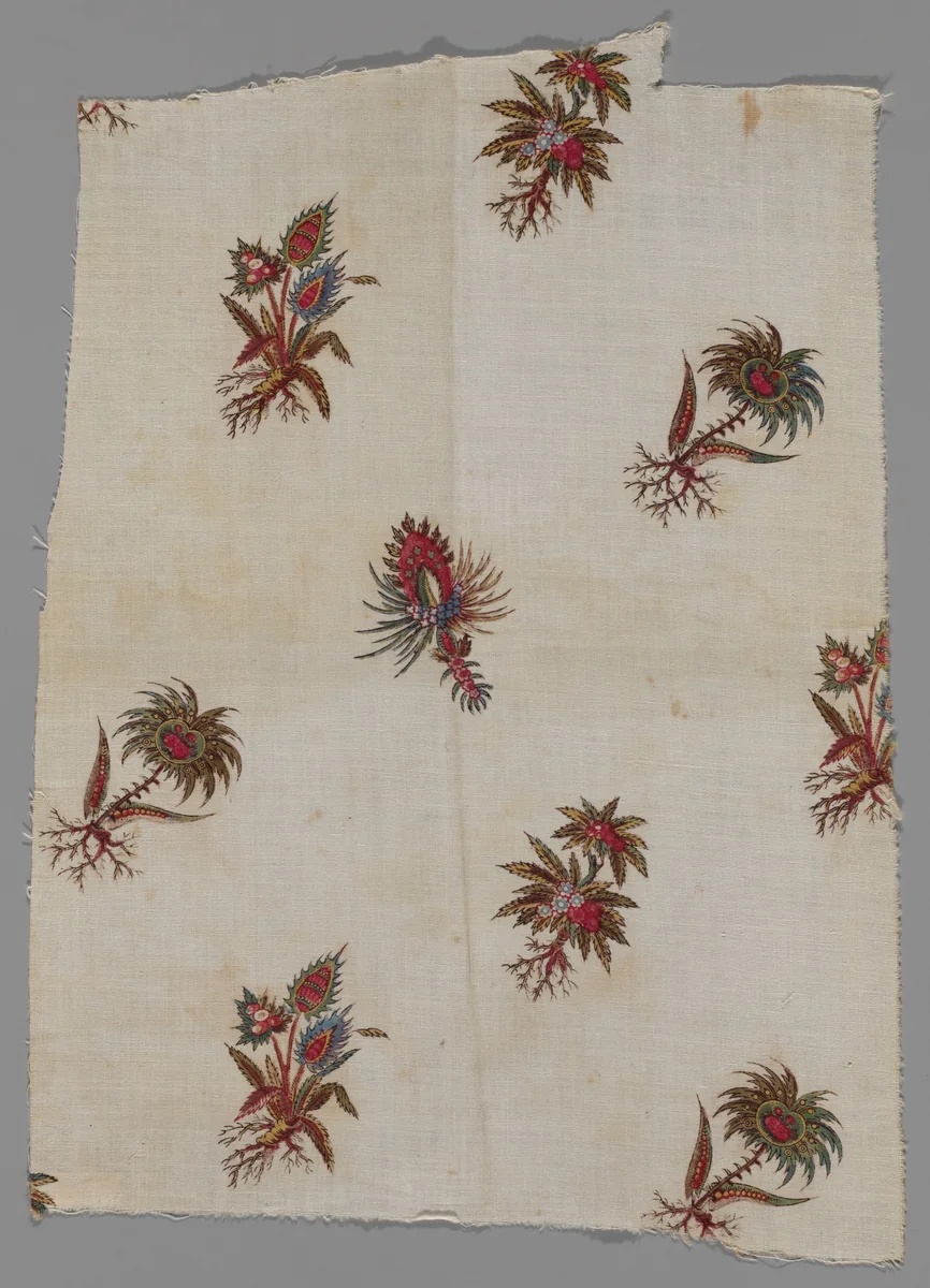 Fragment by France, textile, 1770