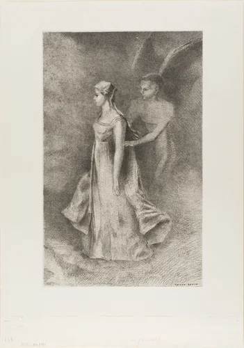 Obsession by Odilon Redon, print, 1894
