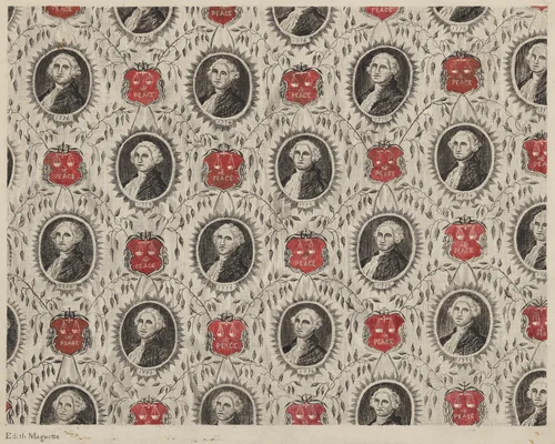 Chintz with Portraits of George Washington by Edith Magnette, index of american design, 1939