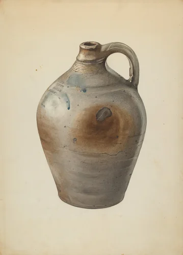 Jug by Giacinto Capelli, index of american design, 1937